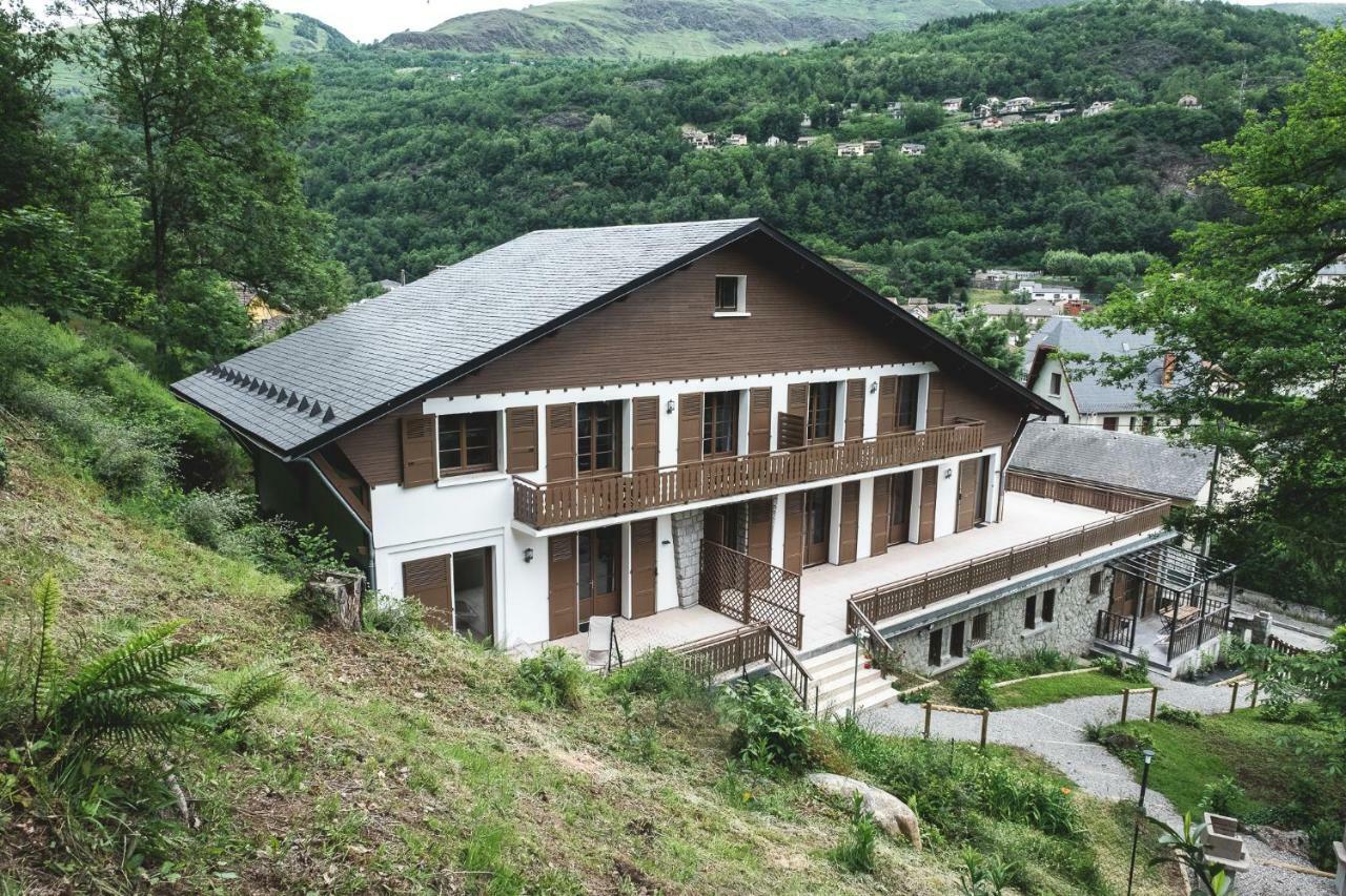 Au Chalet Des Quatre Saisons อักซ์-เลส์-แตร์มส์ ภายนอก รูปภาพ